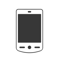 smartphone mobile cellphone gadget communication icon. Isolated and flat illustration. Vector graphic