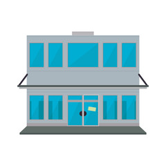 store market shop building icon. Isolated and flat illustration. Vector graphic