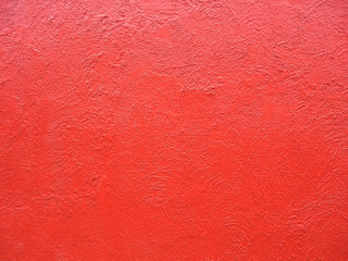 Fototapeta premium Solid red wall as background texture