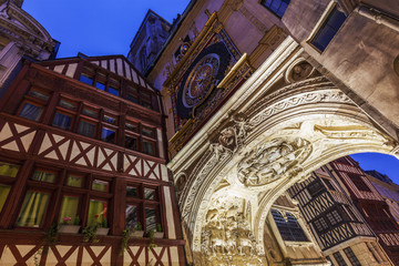 Obraz premium The Great Clock in Rouen