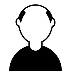 young man avatar isolated icon