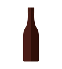 bottle drink beverage menu icon. Isolated and flat illustration. Vector graphic