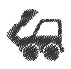 construction car toy kids icon