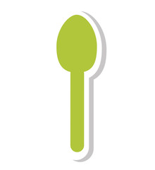 spoon cutlery tool isolated icon