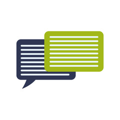 bubble email message mail communication icon. Isolated and flat illustration. Vector graphic