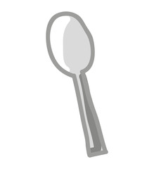 spoon cutlery tool isolated icon