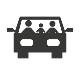 car insurance isolated icon