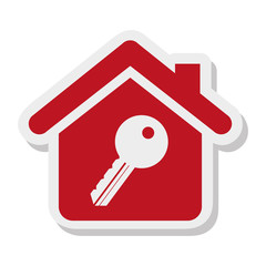 key property isolated icon