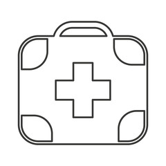 kit medical isolated icon