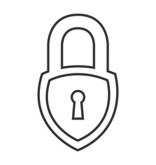 safe secure padlock security isolated icon