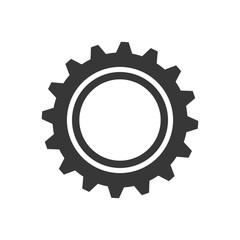 gear machine part technology metal icon. Isolated and flat illustration. Vector graphic