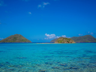 Fototapeta premium Caribbean sea at US Virgin Islands