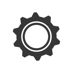 gear machine part technology metal icon. Isolated and flat illustration. Vector graphic