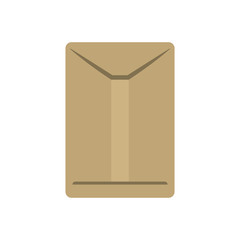 envelope delivery shipping logistic security icon. Isolated and flat illustration. Vector graphic