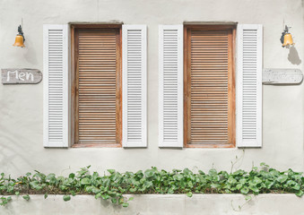 old window pattern