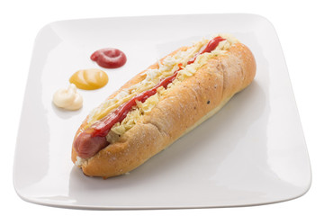 Hot dog salchicha