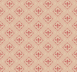 Seamless Damask Wallpaper