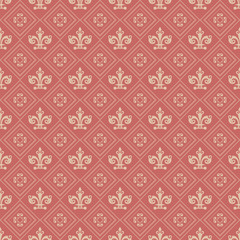 Seamless Damask Wallpaper