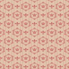 Seamless Damask Wallpaper