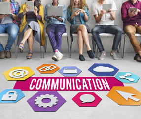 Communication Creative People Layout Graphic Concept