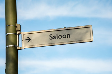 Schild 67 - Saloon