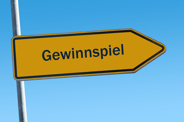 Schild 65 - Gewinnspiel