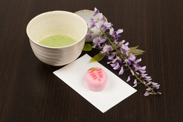 茶道（藤の花イメージ）