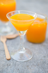 Homemade refreshing orange
