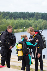 dive training in open water Europe beginner course