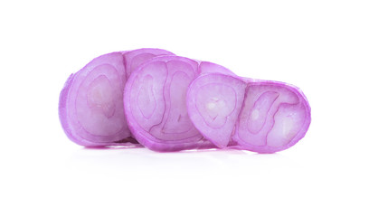 Fototapeta premium shallots on white background