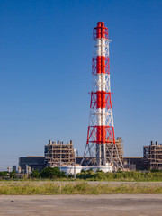 工場地帯と煙突