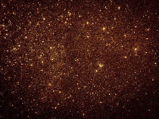 Black and gold gradient Galaxy glitter texture background