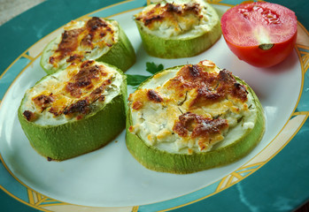 Turkish zucchini stuffed