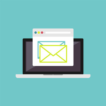 Email illustration. Email marketing.