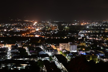 Fototapeta premium Phuket town to night