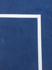 Blue floor texture with corner white line