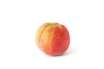 peach isolated on white background