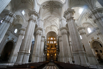 Fototapeta na wymiar Cathedral of Granada, Spain