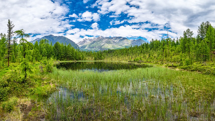 Lake near Tunka range