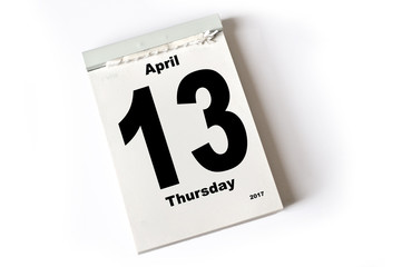 13. April 2017