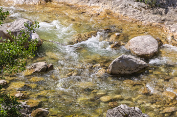 Fototapeta na wymiar Mountain creek