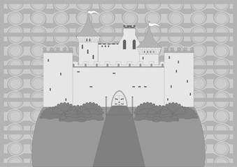 Medieval castle. 