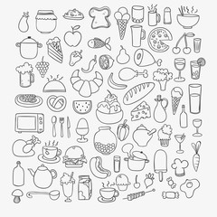 Icons of sketchy food