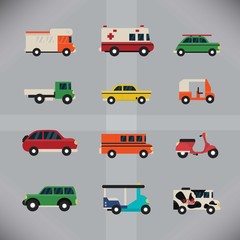 Urban vehicles collection