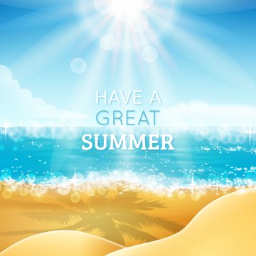 Have A Great Summer Background