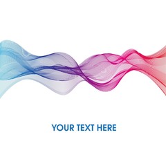 Colorful wave background