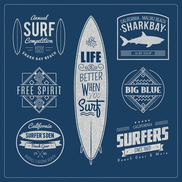 Surf badges