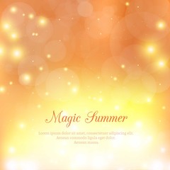 Magic summer background