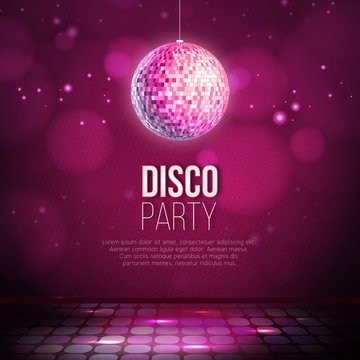 Disco party background