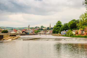 Fototapeta premium View of Exeter river 